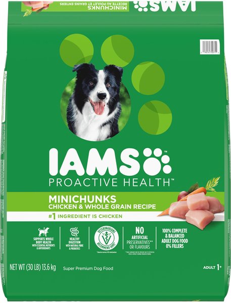 IAMS Proactive Health Minichunks Chicken Whole Grains Recipe Dry