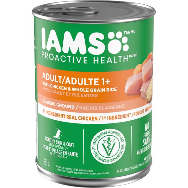 IAMS Proactive Health Minichunks Adult Chicken Whole Grain Recipe Dry Dog Food 1.5 kg bag Chewy Canada