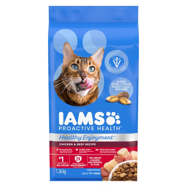 IAMS Proactive Health Healthy Enjoyment Adult Chicken Beef Dry