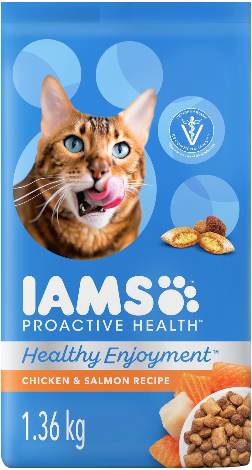 IAMS Proactive Health Healthy Enjoyment Adult Chicken Salmon Dry