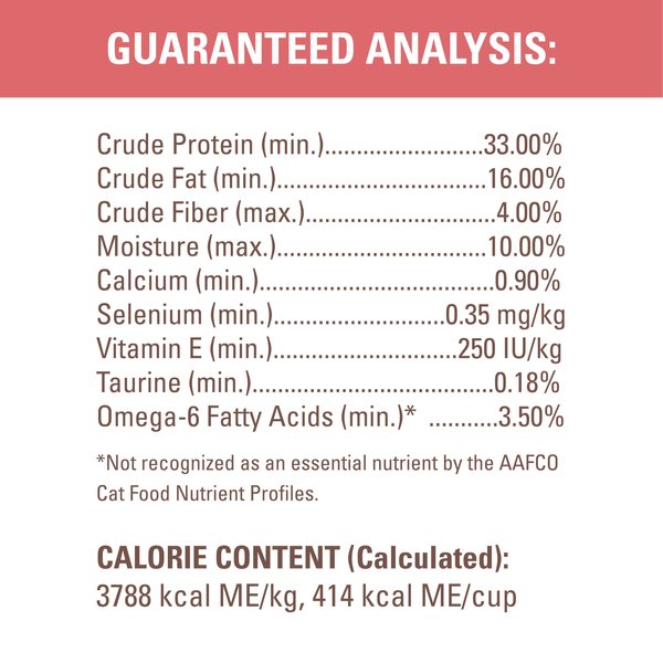 Show full view: Nutro Wholesome Essentials Adult Salmon & Brown Rice Dry Cat Food, 6.35-kg bag slide 4 of 8