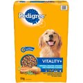 Pedigree Vitality+ Roasted Chicken & Vegetable Flavour Dry Dog Food, 8-kg bag