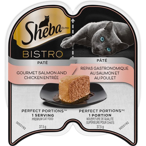 SHEBA Bistro Perfect Portions Adult Grain Free White Fish Tuna