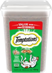 Temptations Seafood Medley Flavour Crunchy Cat Treats, 454-g tub