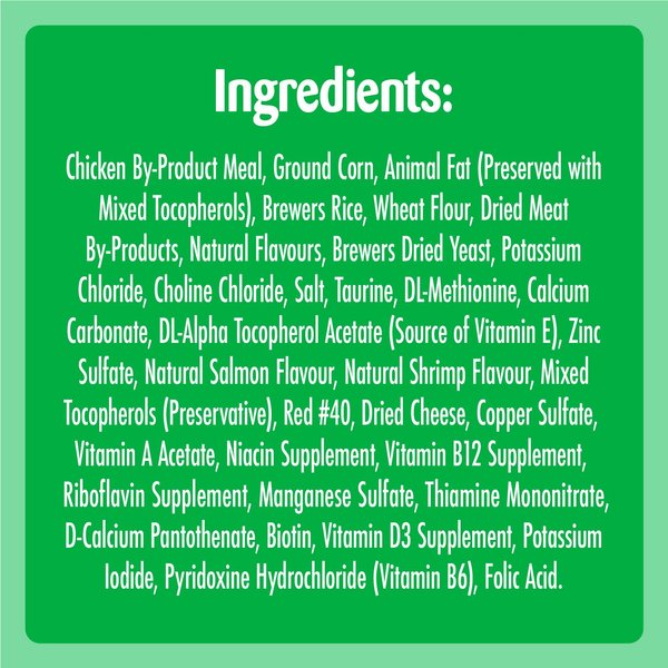 Show full view: Temptations Seafood Medley Flavour Crunchy Cat Treats, 454-g tub slide 3 of 6