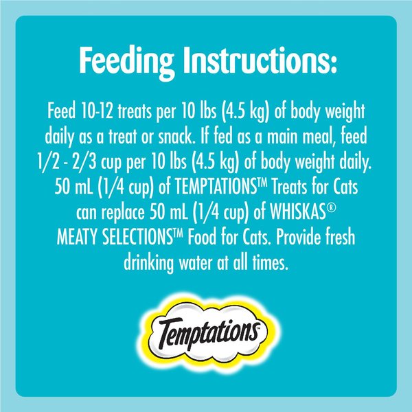 Show full view: Temptations Tempting Tuna Flavour Crunchy Cat Treats, 454-g tub slide 4 of 6
