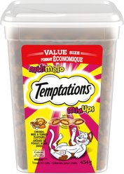 Temptations Mix Ups Chicken, Beef & Turkey Flavour Cat Treats, 454-g tub