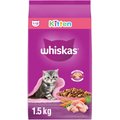 Whiskas Kitten High Protein Real Chicken Dry Cat Food, 1.5-kg bag