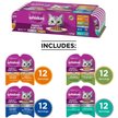 Show in main carousel: Whiskas Perfect Portions Variety Pack Chicken, Chicken & Liver, Salmon, & Tuna Entree Cuts in Gravy & Pate Wet Cat Food, 75-g tray, case of 24 slide 3 of 9