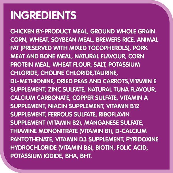 Show full view: Whiskas Tuna Selections Natural Adult Dry Cat Food, 2-kg bag slide 3 of 9