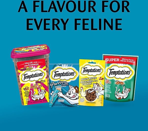 Show full view: Temptations Meaty Bites Tuna Flavour Cat Treats, 42.5-g pouch slide 6 of 13