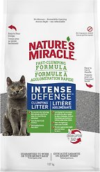 Nature's Miracle Intense Defense Clumping Cat Litter, 9.07-kg bag