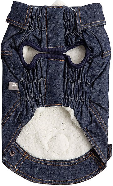 Show full view: GF Pet Elasto-Fit Denim Dog & Cat Jacket, X-Small slide 4 of 7