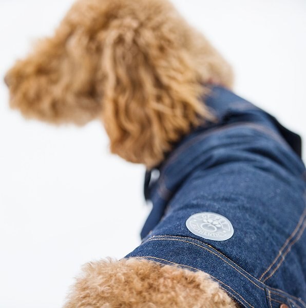 Show full view: GF Pet Elasto-Fit Denim Dog & Cat Jacket, Large slide 7 of 7