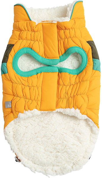 Show full view: GF Pet Elasto-Fit Alpine Dog & Cat Puffer, X-Small, Yellow slide 4 of 9