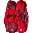 Show in main carousel: GF Pet Elasto-Fit Reversible Dog & Cat Raincoat, Red/Plaid, XXX-Large slide 4 of 9