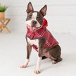 Show in main carousel: GF Pet Elasto-Fit Reversible Dog & Cat Raincoat, Red/Plaid, 4X-Large slide 6 of 9