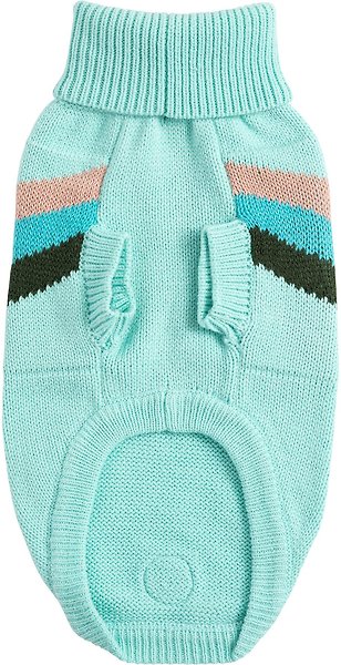 Show full view: GF Pet Alpine Dog & Cat Sweater, Light Aqua, Medium slide 4 of 8
