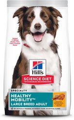 Hill's Science Diet Adult Healthy Mobility Large Breed Chicken Meal, Brown Rice & Barley Recipe Dry Dog Food, 13.6-kg bag