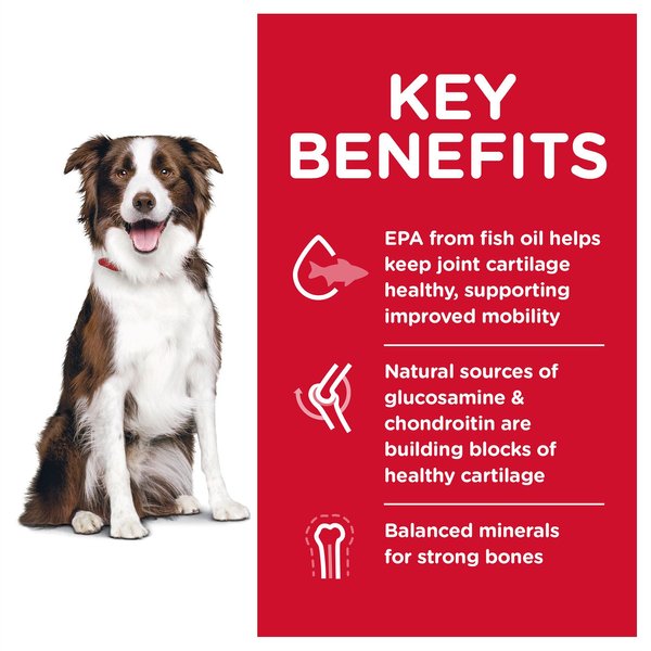 Show full view: Hill's Science Diet Adult Healthy Mobility Large Breed Chicken Meal, Brown Rice & Barley Recipe Dry Dog Food, 13.6-kg bag slide 3 of 10