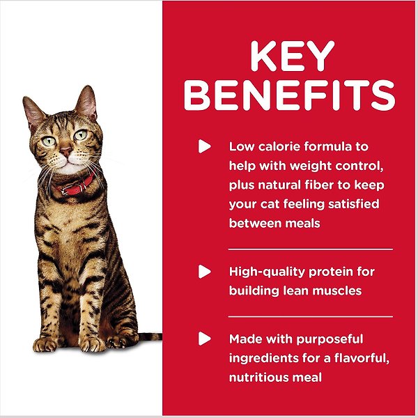 Show full view: Hill's Science Diet Adult Light Liver & Chicken Entree Canned Cat Food, 156-g can, case of 24 slide 4 of 10