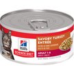 Show in main carousel: Hill's Science Diet Adult Savory Turkey Entree Canned Cat Food, 156-g can, case of 24 slide 1 of 10