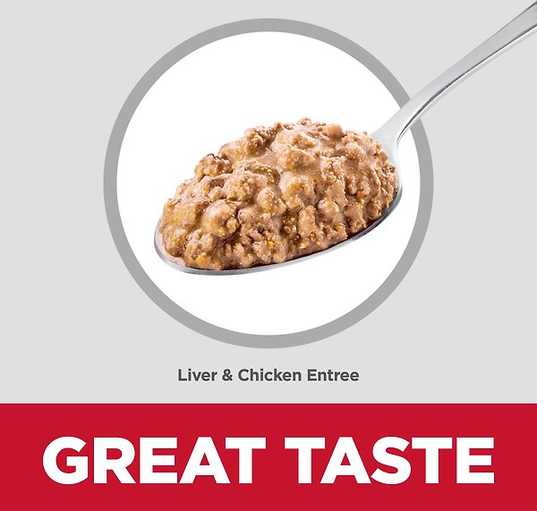 Show full view: Hill's Science Diet Kitten Liver & Chicken Entree Canned Cat Food, 156-g can, case of 24 slide 6 of 12