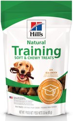 Hill's Science Diet Natural with Real Chicken Soft & Chewy Training Dog Treats, 85-g bag