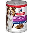 Show in main carousel: Hill's Science Diet Adult 7+ Savory Stew with Beef & Vegetables Canned Dog Food, 363-g can, case of 12 slide 1 of 8