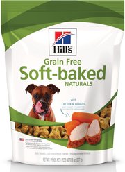 Hill's Science Diet Grain-Free Soft-Baked Naturals with Chicken & Carrots Dog Treats, 227-g bag