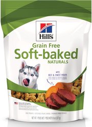 Hill's Science Diet Grain-Free Soft-Baked Naturals with Beef & Sweet Potatoes Dog Treats, 227-g bag
