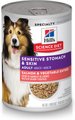 Hill's Science Diet Adult Sensitive Stomach & Sensitive Skin Salmon & Vegetable Entree Canned Dog Food, 363-g can, ...