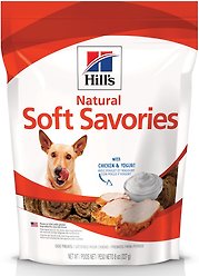 Hill's Science Diet Natural Soft Savories with Chicken & Yogurt Dog Treats, 227-g bag