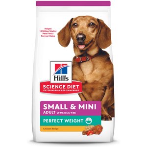 Hill's Science Diet Adult Small & Mini Perfect Weight Dry Dog Food, 1.81-kg bag