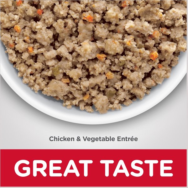 Show full view: Hill's Science Diet Adult Sensitive Stomach & Sensitive Skin Chicken & Vegetable Entree Canned Dog Food, 363-g can, case of 12 slide 3 of 9