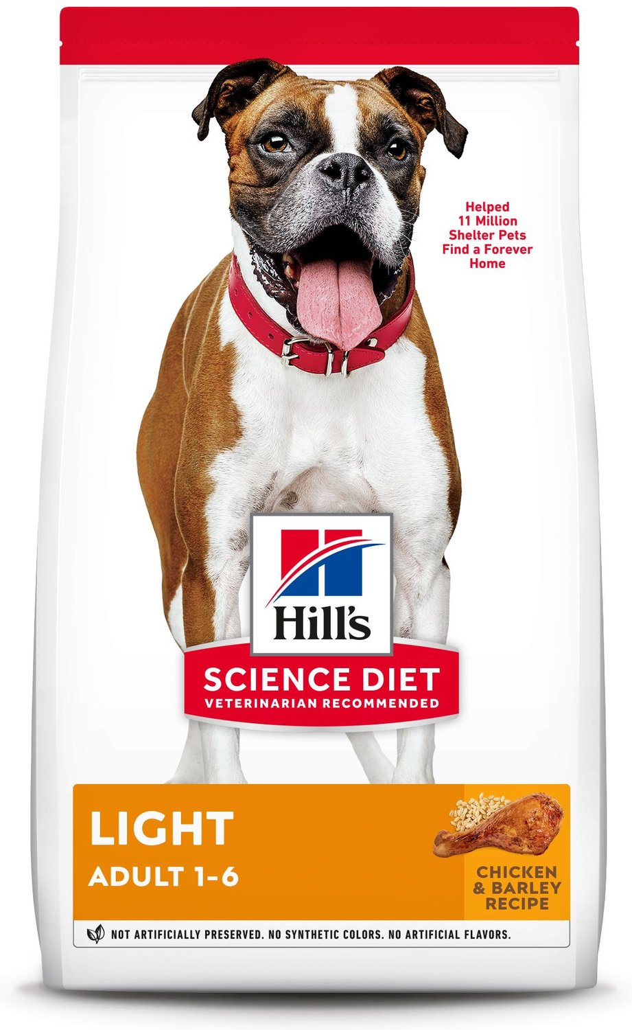 HILL S SCIENCE DIET Adult Light with Chicken Meal Barley Dry