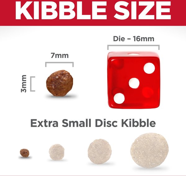 Show full view: Hill's Science Diet Adult Sensitive Stomach & Sensitive Skin Small Bites Chicken Recipe Dry Dog Food, 6.80-kg bag slide 3 of 10