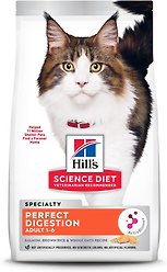 Hill's Science Diet Adult Perfect Digestion Salmon Dry Cat Food, 2.72-kg bag