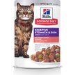 Show in main carousel: Hill's Science Diet Adult Sensitive Stomach & Sensitive Skin Salmon & Tuna Canned Cat Food, 79-g pouch, case of 24 slide 1 of 6