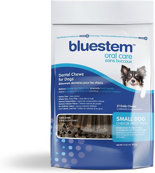 Discontinued BLUESTEM Oral Care Chicken Flavor Small Dog Dental Chews