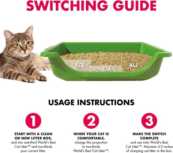 Show full view: World's Best Multi-Cat Clumping Corn Cat Litter, 6.35-kg bag slide 5 of 6