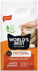 World's Best Low Tracking & Dust Control Corn Cat Litter, 3.63-kg bag