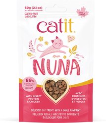 Catit Nuna Insect Protein & Chicken Crunchy Cat Treats, 60-g pouch