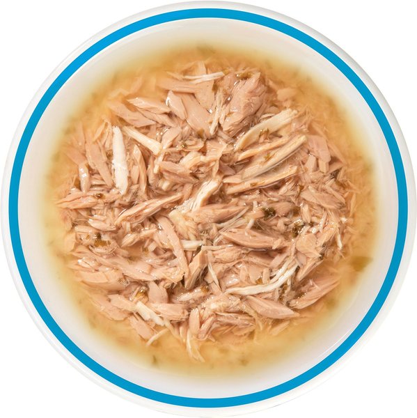 Show full view: Catit Divine Shreds Tuna with Chicken & Wakame Wet Cat Food, 75-g pouch slide 3 of 3