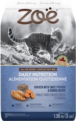 Zoe Daily Nutrition Chicken with Sweet Potato & Quinoa Dry Cat Food, 1.36-kg bag