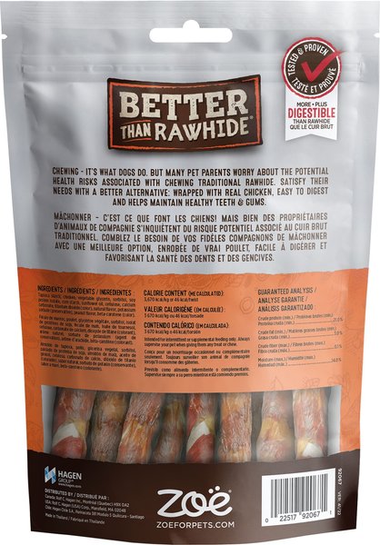 Show full view: Zoe Better than Rawhide Twists Peanut Butter Dog Treats, 12 count slide 3 of 7