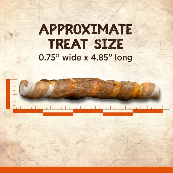 Show full view: Zoe Better than Rawhide Twists Peanut Butter Dog Treats, 12 count slide 6 of 7