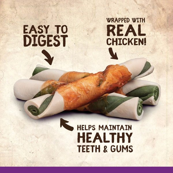 Show full view: Zoe Better Than Rawhide Twists Lamb & Mint Dog Treats, 4 count slide 3 of 4