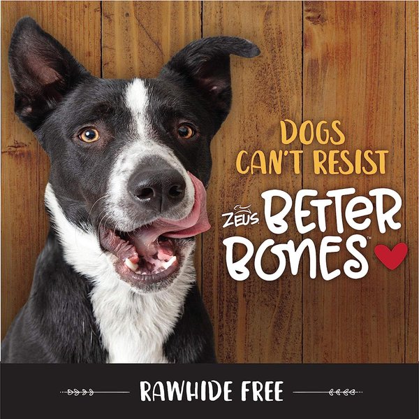 Show full view: Zeus Better Bones BBQ Chicken Flavour Mini Bones Dog Treats, 12 count slide 7 of 7