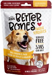 Zeus Better Bones BBQ Chicken Flavour Chicken Wrapped Twists Dog Treats, 10 count
